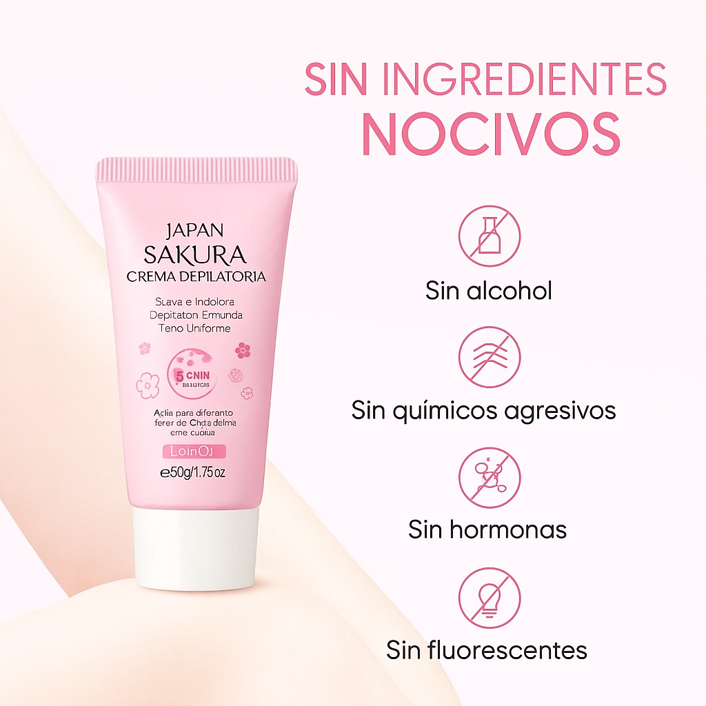 Crema Depilatoria + Inhibidor de Crecimiento
