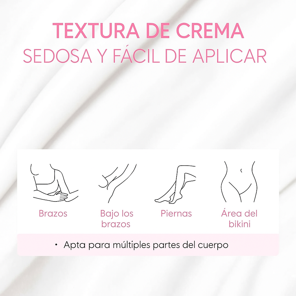 Crema Depilatoria + Inhibidor de Crecimiento