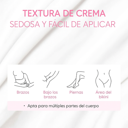 Crema Depilatoria + Inhibidor de Crecimiento