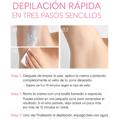 Crema Depilatoria + Inhibidor de Crecimiento