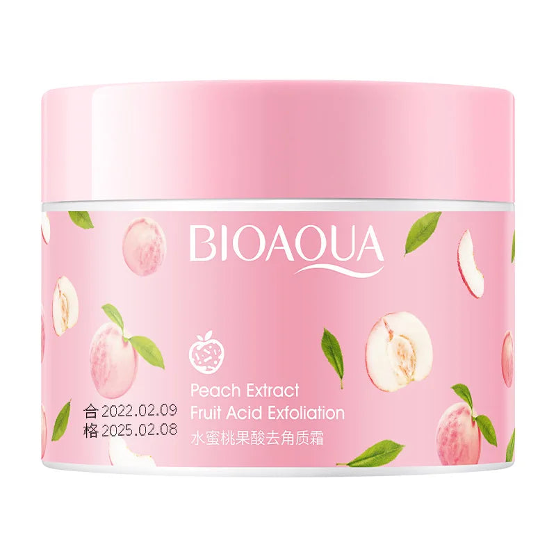 BIOAQUA Honey Peach Exfoliating Cream Facial Scrub Exfoliant Body