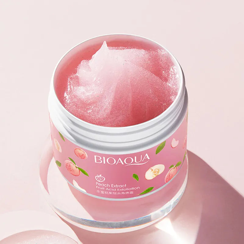 BIOAQUA Honey Peach Exfoliating Cream Facial Scrub Exfoliant Body